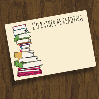 Bücher lesen post-it klebezettel