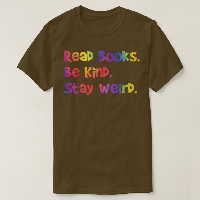 Bücher lesen T-Shirt (Design vorne)