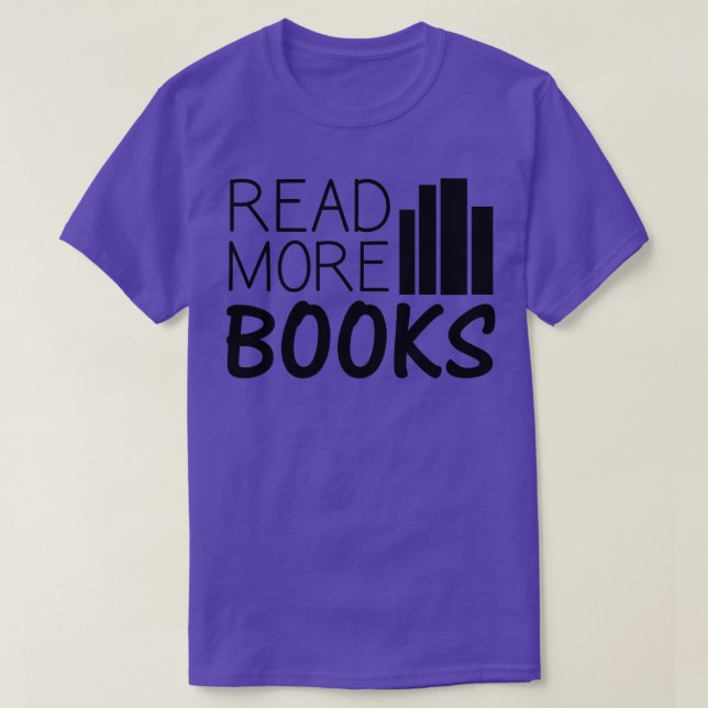 Bücher lesen Weitere Bücher 2 T-Shirt (Design vorne)