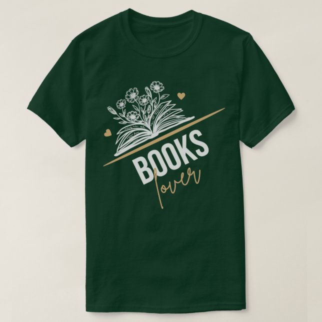 Bücher Lover 1 T-Shirt (Design vorne)