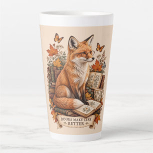 Bücher machen das Leben besser – Vintage Fox Readi Milchtasse