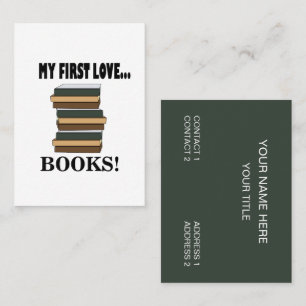 Bücher Meine Erste Liebe Bücher Visitenkarte