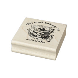 Bücher mit Genie Lamp Dieses Buch gehört Gummistempel