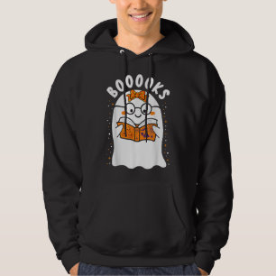 Bücher! Niedlich Ghost Reading Library Books Hallo Hoodie