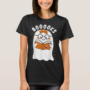 Bücher! Niedlich Ghost Reading Library Books Hallo T-Shirt