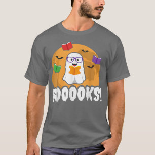 Bücher! Niedlich Ghost Reading Library Books Hallo T-Shirt