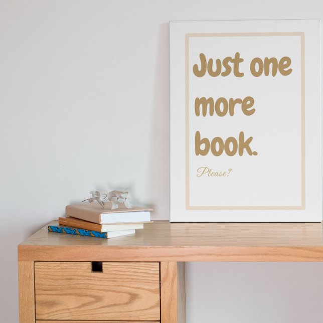 Bücher noch ein Buchposter lesen Poster (Von Creator hochgeladen)