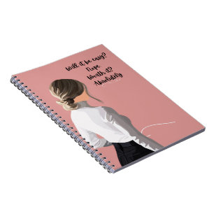 Bücher Notizbücher motivierend Mädchenchef