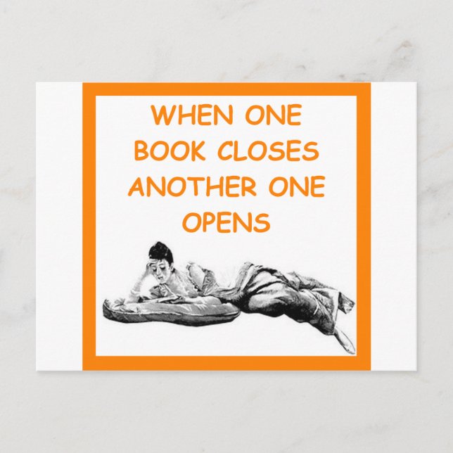BÜCHER POSTKARTE (Vorderseite)