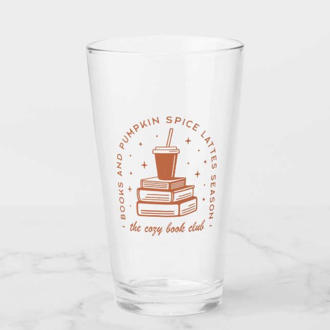 Bücher & Pumpkin Gewürzsaison Glas (Vorderseite)