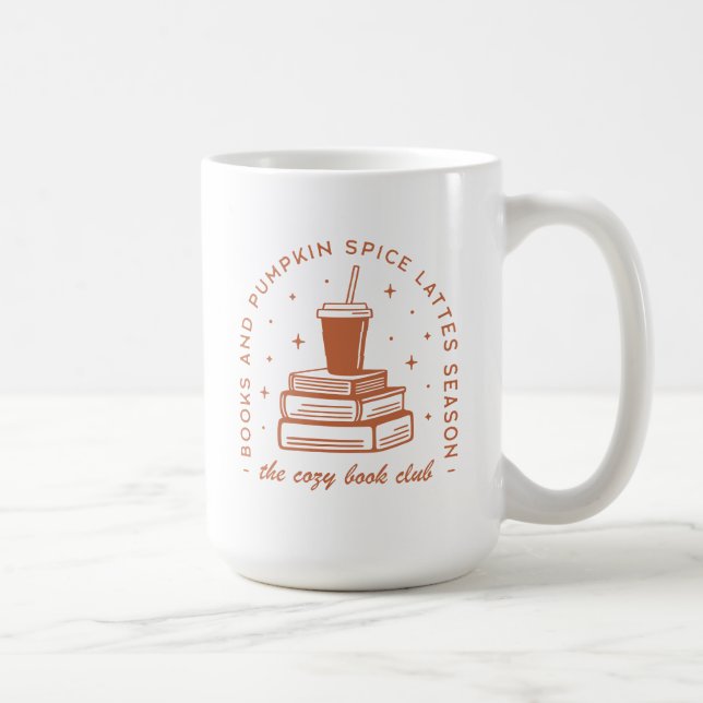 Bücher & Pumpkin Gewürzsaison Kaffeetasse (Rechts)