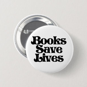 Bücher retten Leben Button