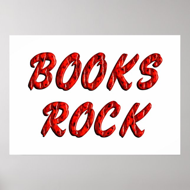 Bücher ROCK Poster (Vorne)
