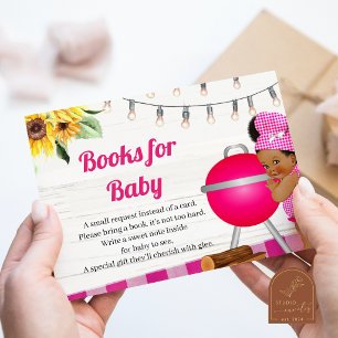 Bücher Rosa BBQ Afrikanische Bücher für Baby Begleitkarte
