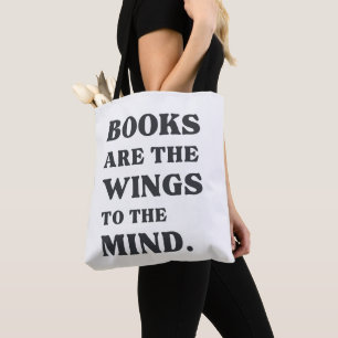 "Bücher sind die Flügel zum Verstand" Pun