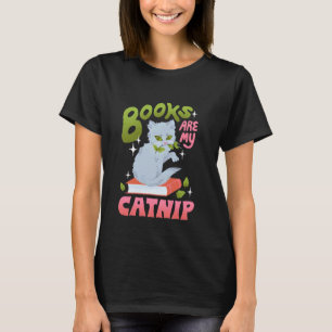 Bücher sind mein Katzenminze T-Shirt