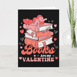 Bücher sind mein Valentinsgruß Bibliothekar Buch V Karte