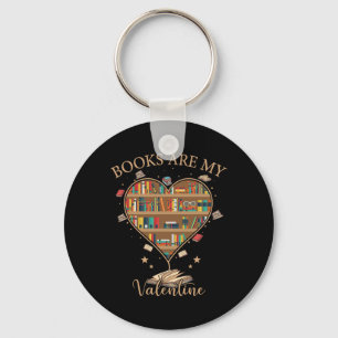 Bücher sind mein Valentinstag Bibliothekar Bo Schlüsselanhänger
