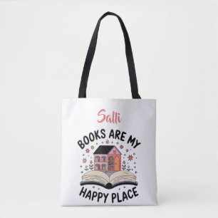 Bücher sind meine glückliche Stelle Personalisiert