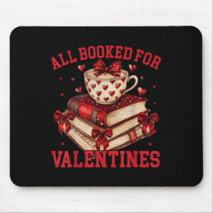 Bücher sind meine Liebe Sprache Valentine Buch Lov Mousepad