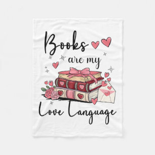 Bücher sind meine Liebe und lesen über Bibliotheka Fleecedecke