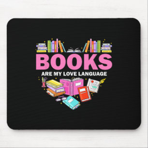 Bücher sind meine Liebe und lesen über Bibliotheka Mousepad