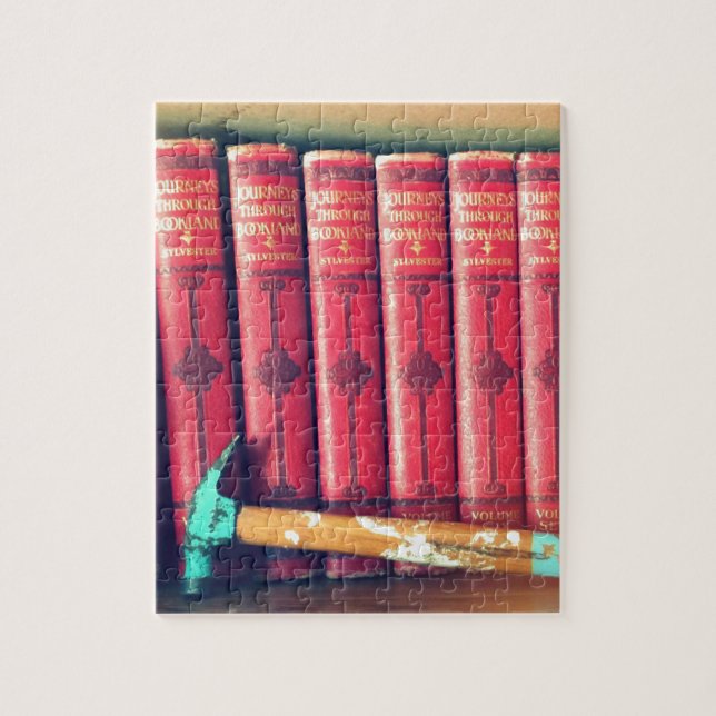 Bücher sind stärker als Hämmer Puzzle (Vertikal)
