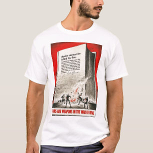 Bücher sind Waffen-Zweiter Weltkrieg T-Shirt
