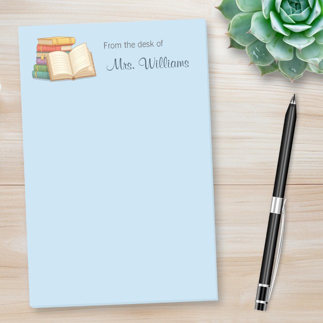 Bücher Stack Open Book School Lehrer Post-it Klebezettel (Von Creator hochgeladen)