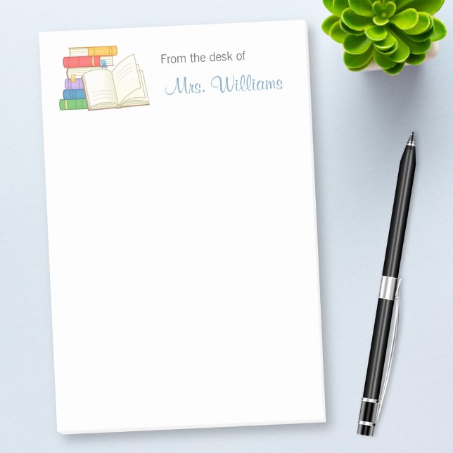 Bücher Stack Open Book School Lehrer Post-it Klebezettel (Von Creator hochgeladen)