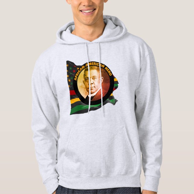 BUCHER T WASHINGTON Black History Monat Hoodie (Vorderseite)