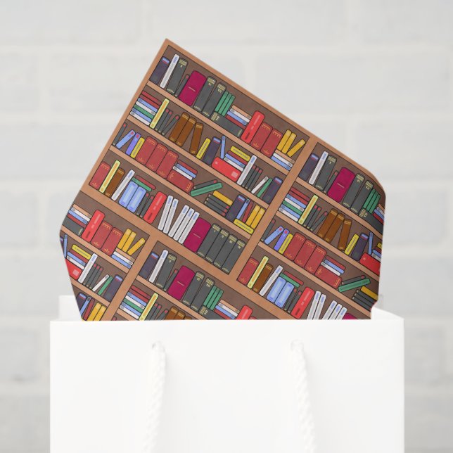 Bücher Tissue-Papier, Reader Decoupage Papier (Geschenktüte)