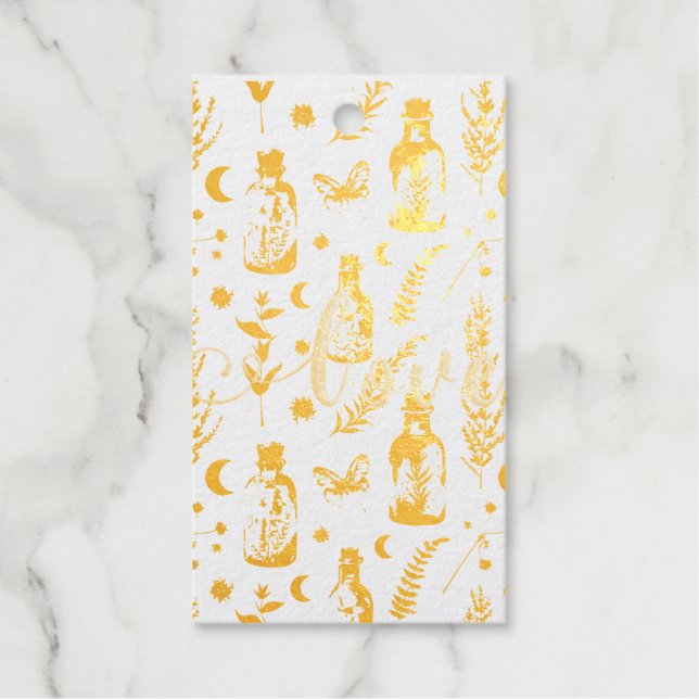 Bücher, Tränke und dergleichen Geschenkanhänger (Vorderseite)