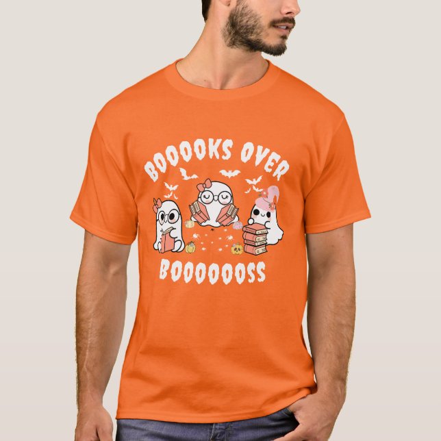 Bücher über Bücher T-Shirt (Vorderseite)