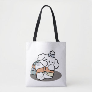 Bücher und Barks - Niedliches Design für schlampig