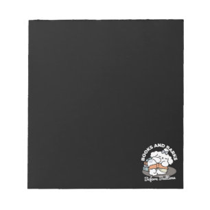 Bücher und Barks - Niedliches Design für schlampig Notizblock