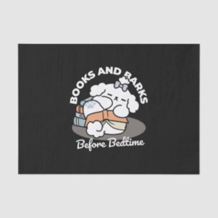 Bücher und Barks - Niedliches Design für schlampig Seidenpapier