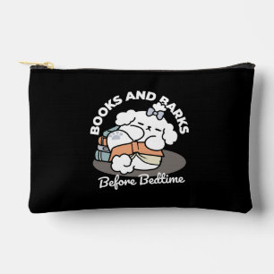 Bücher und Barks - Niedliches Design für schlampig Zubehörtasche