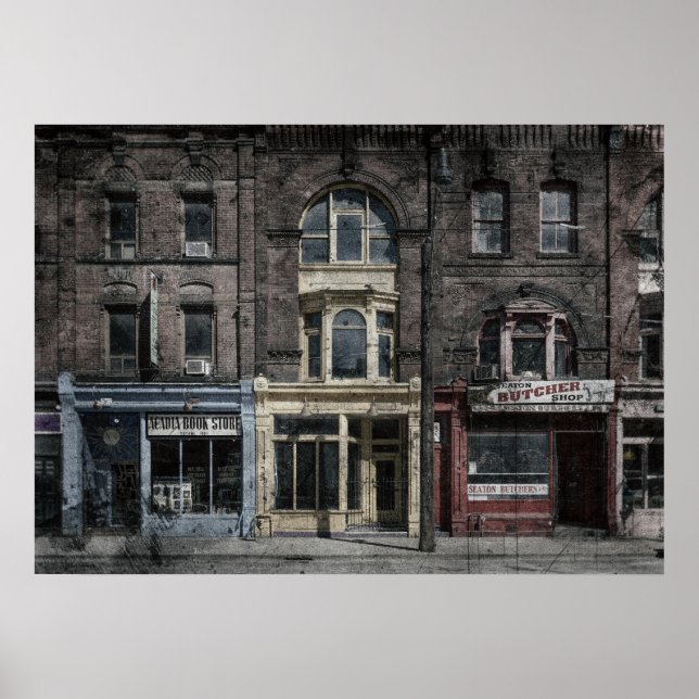 Bücher und Bistros und Butcher Nr. 9 Alter Film Poster (Vorne)