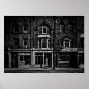 Bücher und Bistros und Metzger Nr. 9 Poster