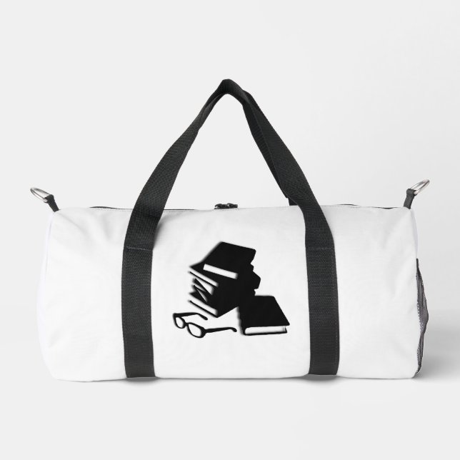 Bücher und Brillen Duffle Bag (Vorderseite)