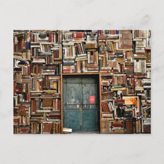 Bücher und Bücher Postkarte