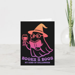 Bücher und Bücher, wie meine Halloween-Halle Karte