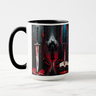 Bücher und Dolche Thriller Liebhaber Tasse