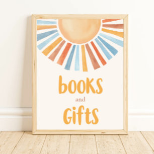 Bücher und Geschenke Boho Sunshine mutierte Töne P Poster