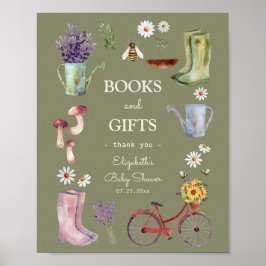 Bücher und Geschenke Garden Kinderdusche Zeichen Poster
