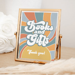 Bücher und Geschenke Groovy Retro Sunshine Baby Du Poster