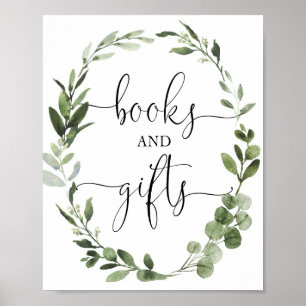 Bücher und Geschenke Grünkranz Babyduschzeichen Poster