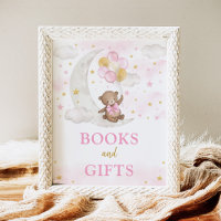Bücher und Geschenke Moon Teddy Bären Pink Gold Ba