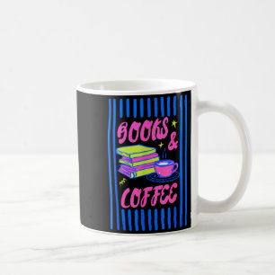 Bücher und Kaffee Buchliebhaber Bücherwurm Lesen B Kaffeetasse